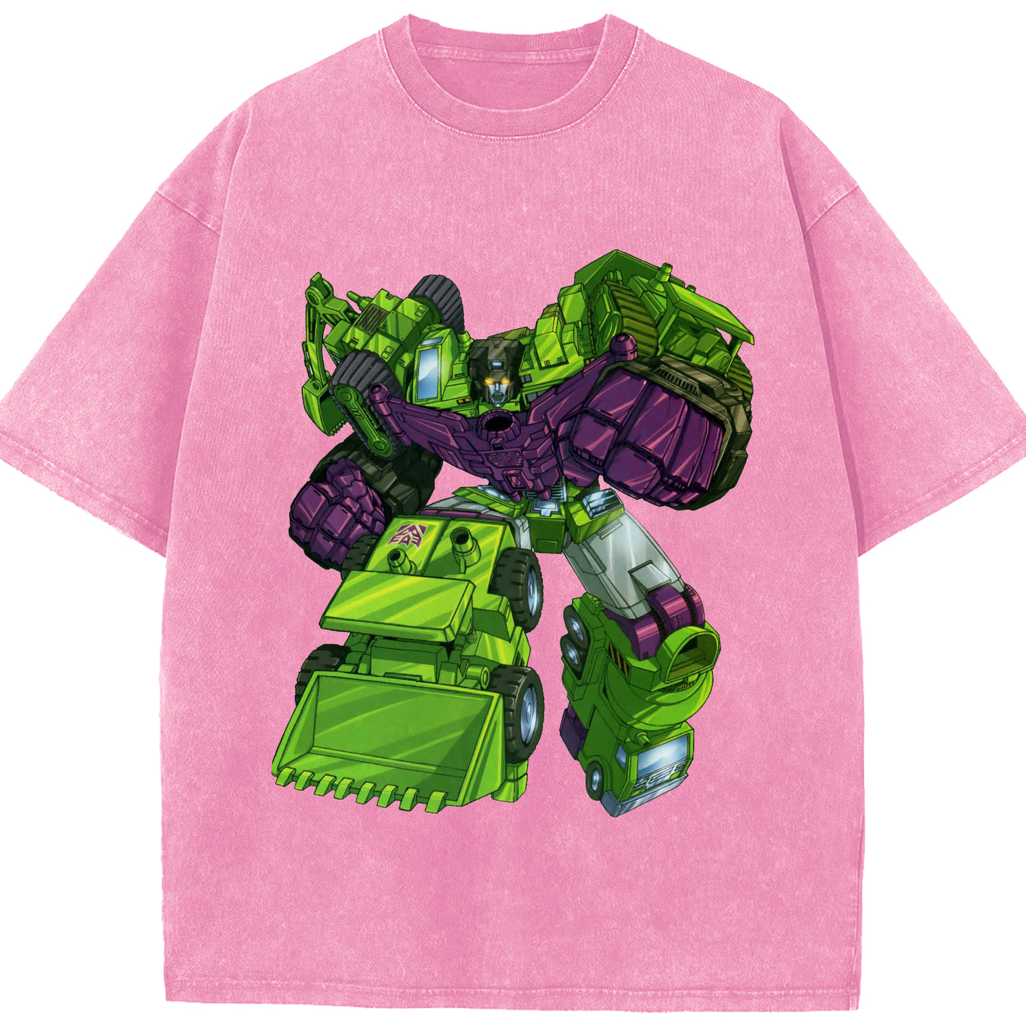 （画像用）  綿100% ヴィンテージ風 半袖Tシャツ（フロントプリント）